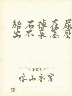 结石掉在尿道里出不来怎么办