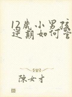 12岁小男孩叛逆期如何管教