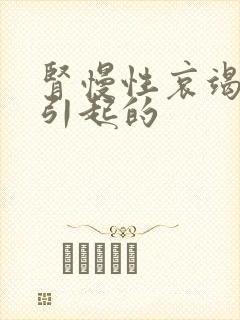 肾慢性哀竭怎么引起的