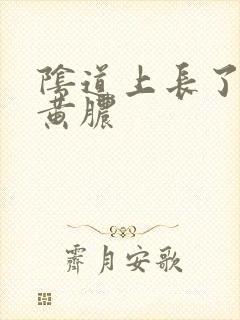 阴道上长了些流黄脓