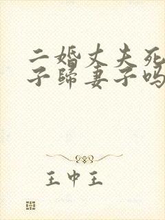 二婚丈夫死后房子归妻子吗