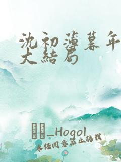 沈初薄暮年傅言大结局