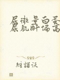 尿微量白蛋白,尿肌酐偏高