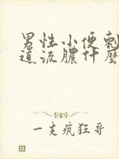 男性小便刺痛尿道流脓什么情况