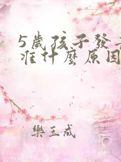 5岁孩子发音不准什么原因