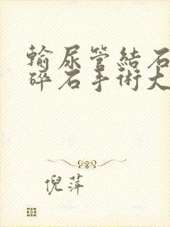 输尿管结石体外碎石手术大概多少钱