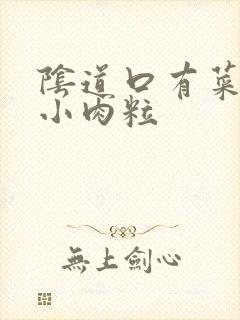 阴道口有菜花状小肉粒