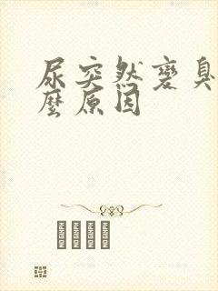 尿突然变臭了什么原因