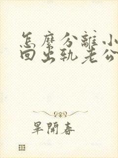 怎么分离小三挽回出轨老公