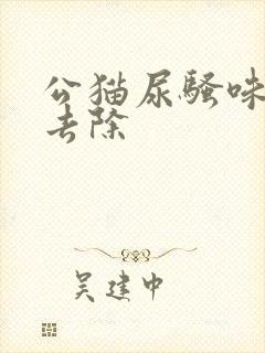 公猫尿骚味怎么去除