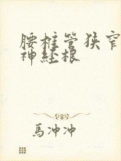 腰椎管狭窄压迫神经根