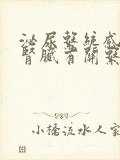 泌尿系统感染和肾脏有关系吗