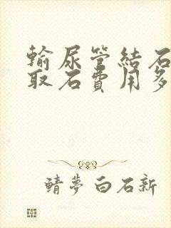 输尿管结石软镜取石费用多少