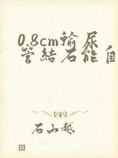 0.8cm输尿管结石能自己排出吗