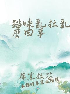 猫咪乱拉乱尿怎么回事