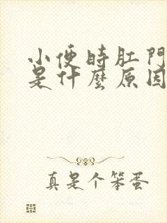 小便时肛门流血是什么原因