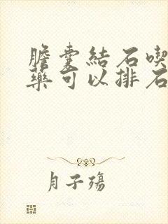 胆囊结石吃什么药可以排石呢