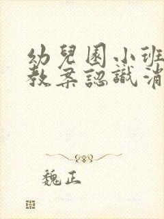 幼儿园小班安全教案认识消防员