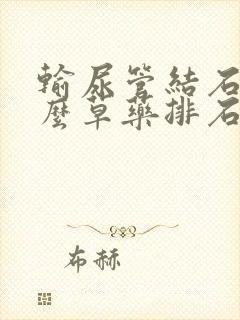 输尿管结石吃什么草药排石效果最好