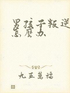 男孩子叛逆期时怎么办