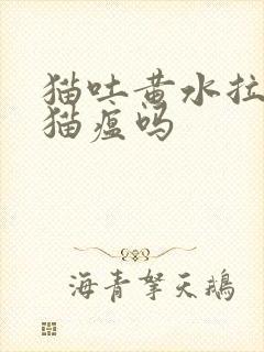 猫吐黄水拉稀是猫瘟吗