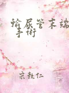 输尿管末端结石 手术