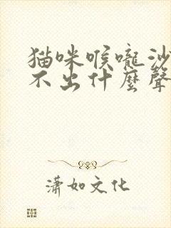 猫咪喉咙沙哑发不出什么声音