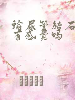 输尿管结石排石有感觉吗