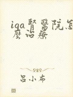 iga肾医院怎么治疗