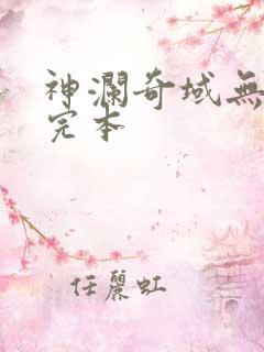 神澜奇域无双珠完本