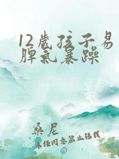 12岁孩子易怒脾气暴躁