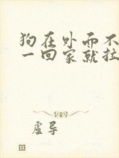 狗在外面不拉屎一回家就拉尿怎么办