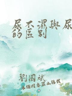 尿不湿与尿不湿的区别