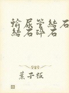 输尿管结石下段结石碎石