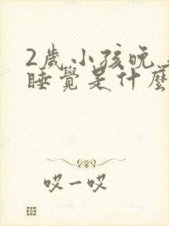 2岁小孩晚上不睡觉是什么原因