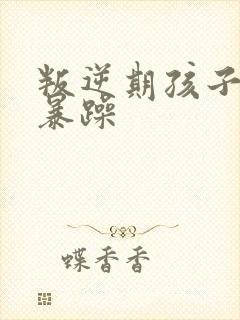 叛逆期孩子脾气暴躁