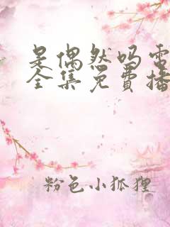 是偶然吗电视剧全集免费播放