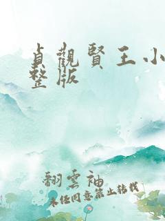 贞观贤王小说完整版