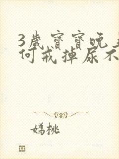 3岁宝宝晚上如何戒掉尿不湿