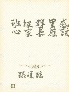 班级群里感谢热心家长应该怎么写