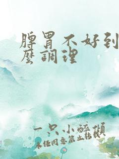 脾胃不好到底怎么调理