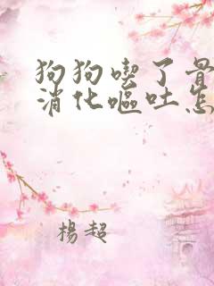 狗狗吃了骨头不消化呕吐怎么办