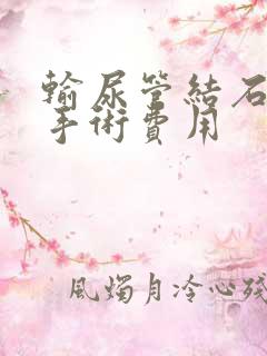 输尿管结石激光手术费用