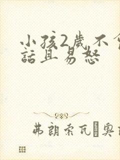 小孩2岁不会说话且易怒