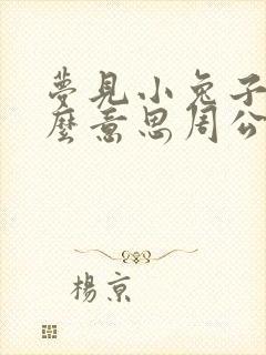 梦见小兔子是什么意思周公解梦