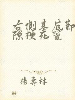 右侧基底节区腔隙梗死灶