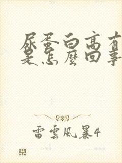 尿蛋白高有+号是怎么回事