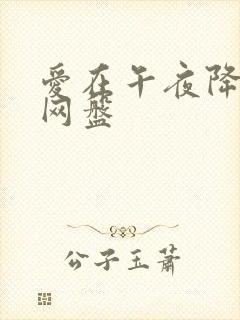 爱在午夜降临前网盘