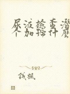 尿液检查潜血1个加号什么意思啊