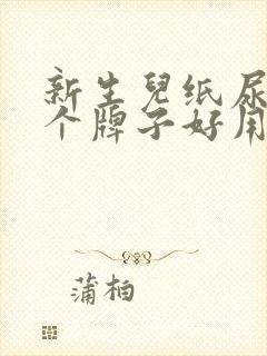 新生儿纸尿裤哪个牌子好用又安全